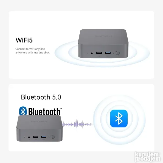Mini PC Oumax Max N N100, 16GB, 500GB, Win11 PRO