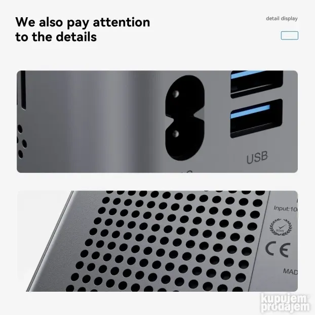 Mini PC Oumax Max N N100, 16GB, 500GB, Win11 PRO