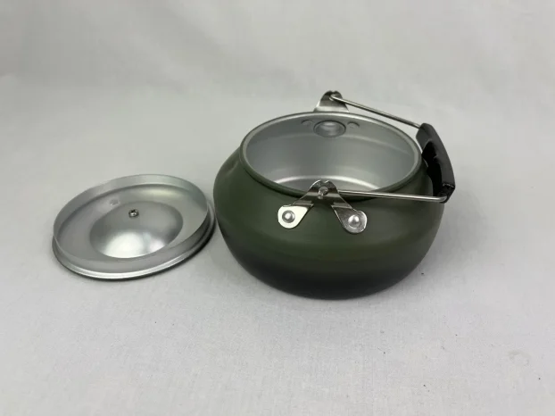 Odoland 5pcs set za kampovanje kuvalo šerpa tiganj Non-Stick