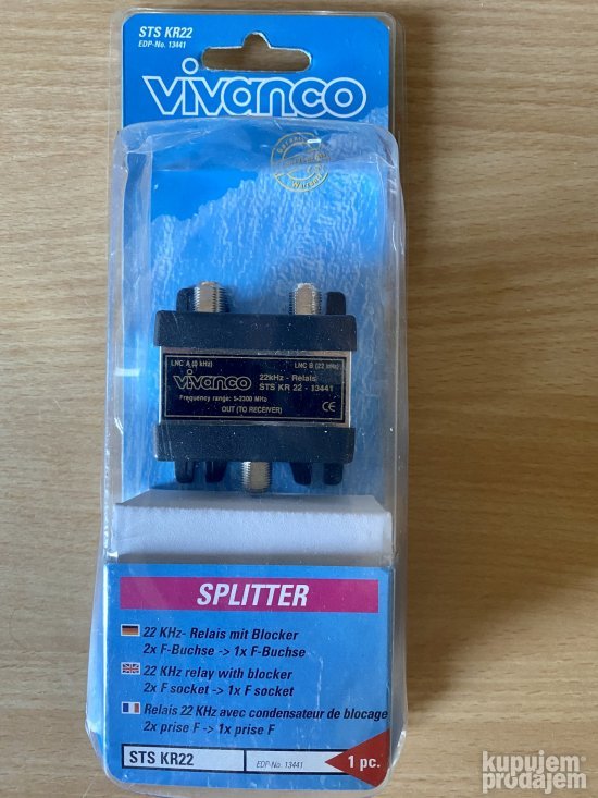 Vivanco Splitter SAT-STS-KR22