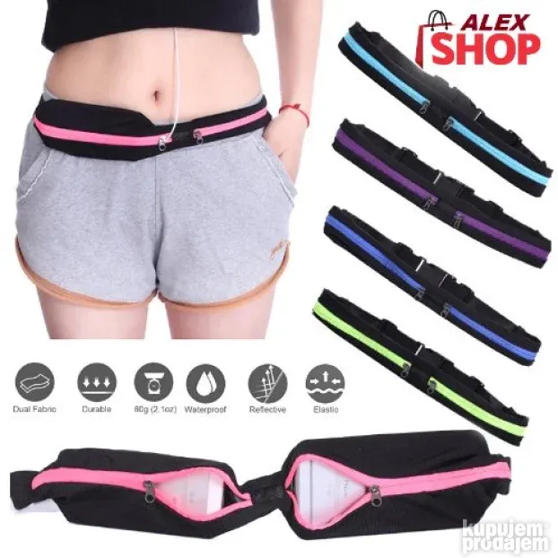 Sportska multifunkcionalna pojas torbica ultra tanka