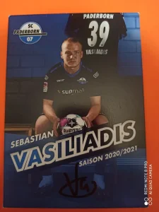 Autogram Sebastian Vasiliadis fudbal