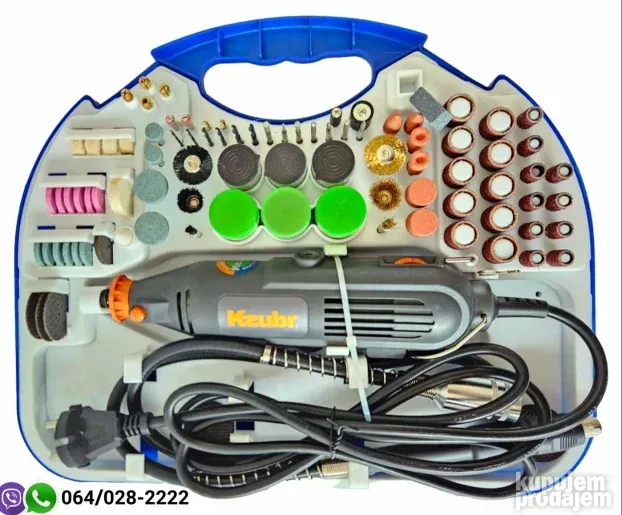 Električna šlajferica polirka grinder KZUBR 135W / 211 kom
