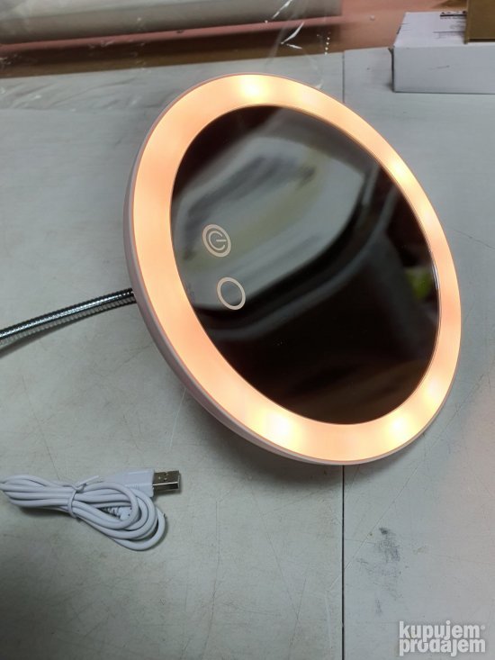 Ogledalo za Sminkanje sa Led Svetlom 17,2cm- Orange Tech