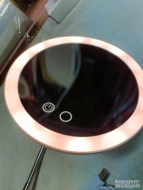 Ogledalo za Sminkanje sa Led Svetlom 17,2cm- Orange Tech