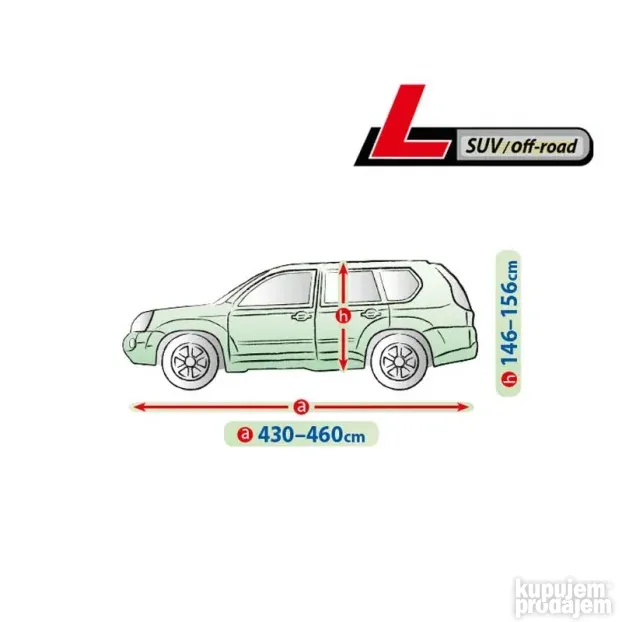 Cerada za auto SUV L veličina Kegel Mobile Garage