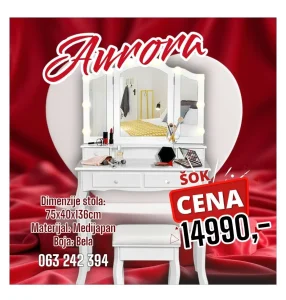 Aurora stolovi za sminkanje!Kozmeticki sto MEDIJAPAN!