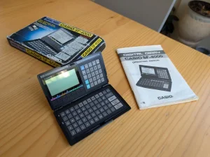 Casio SF-4000 Digital Diary Vintage