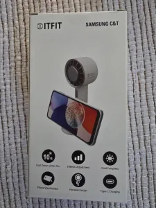 ITFIT 2 in 1 Handheld Fan With Holder White