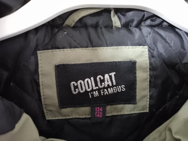 Jakna zimska decija Coolcat zelena velicina 134/140 kao nova