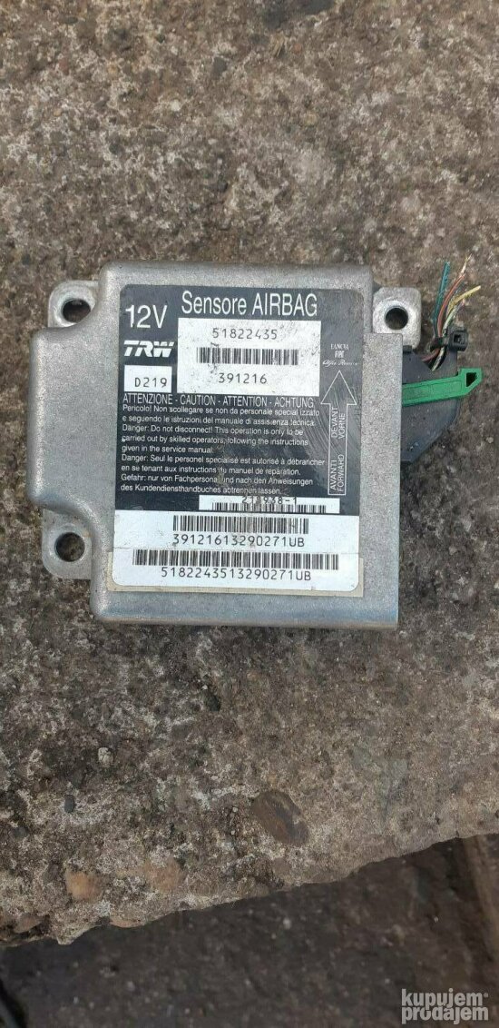 Centrala airbaga Fiat Punto 3 1.2