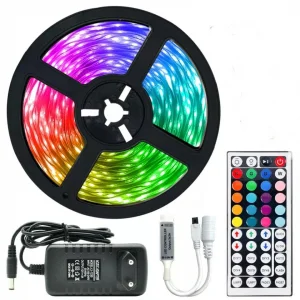 vodootporna rgb led traka 10m sa napajanjem i daljinskim
