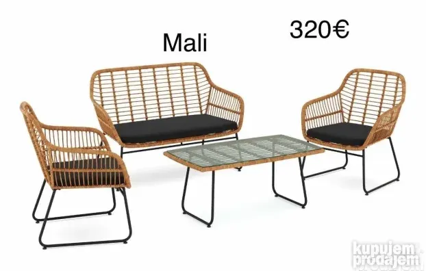 Baštenske garniture od ratana!
