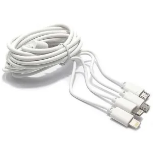 USB data kabal BWOO 4in1 (2x micro + 2x Iphone lightning)