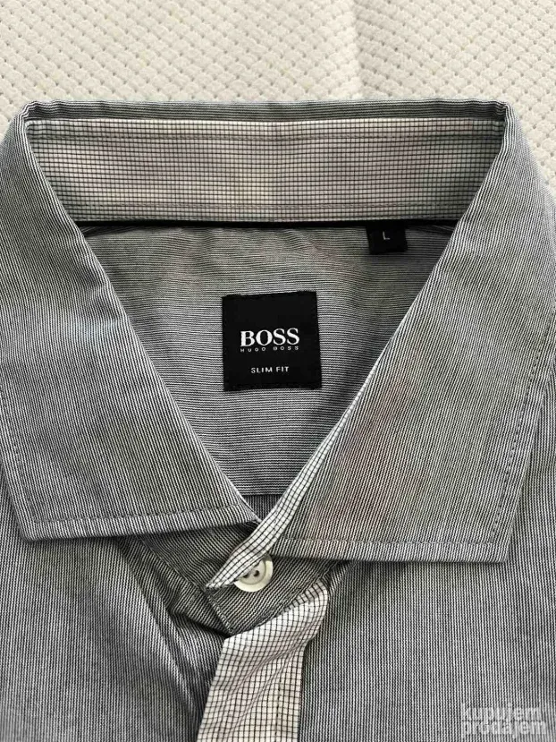 Siva muska kosulja (L) Hugo Boss - dve nijanse sive boje