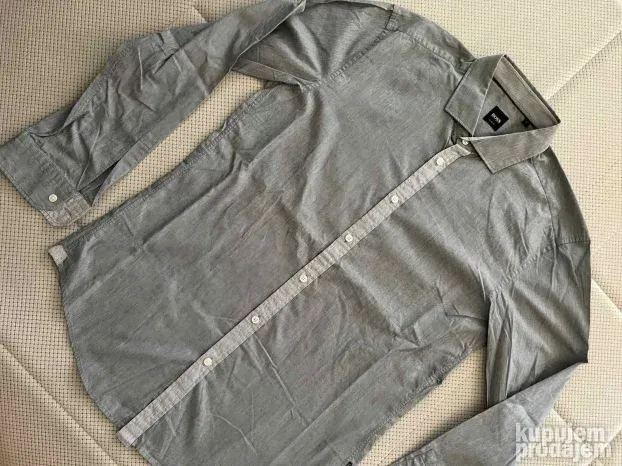 Siva muska kosulja (L) Hugo Boss - dve nijanse sive boje