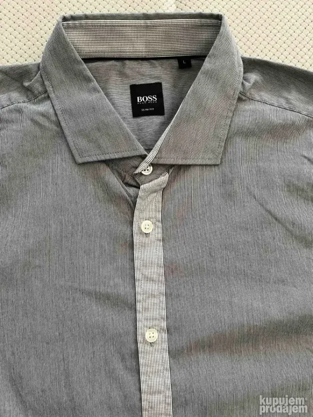 Siva muska kosulja (L) Hugo Boss - dve nijanse sive boje