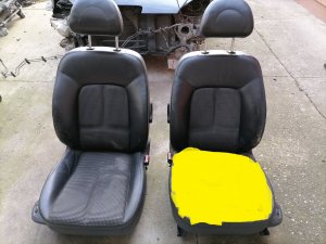 Peugeot 407 sedista prednja zadnja klupa sve pojedinacno