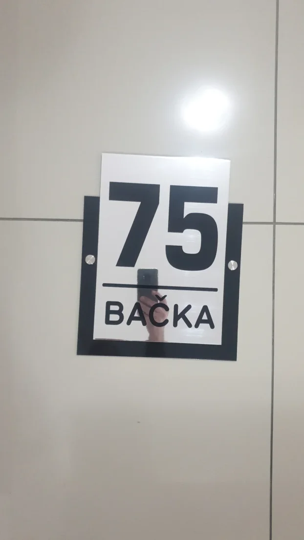 Kucni brojevi 25cm x 32cm