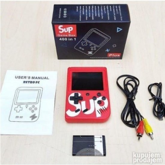 VG CENA: MINI KONZOLA Sup Game Box 400 igrica + Super Mario