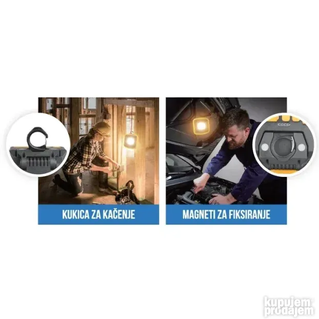 Prenosni punjivi reflektor LED 20W PROSTO
