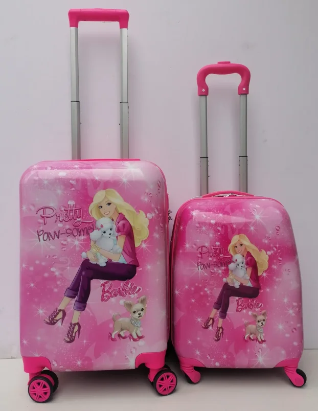 2u1 set Deciji Koferi 0021 Barbi roze kuca