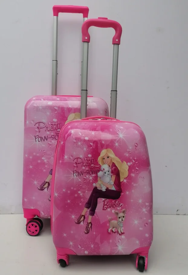 2u1 set Deciji Koferi 0021 Barbi roze kuca