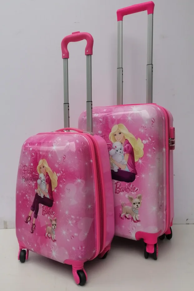 2u1 set Deciji Koferi 0021 Barbi roze kuca