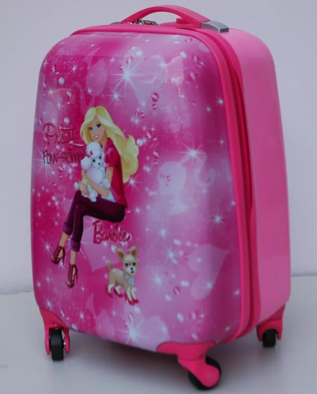 2u1 set Deciji Koferi 0021 Barbi roze kuca