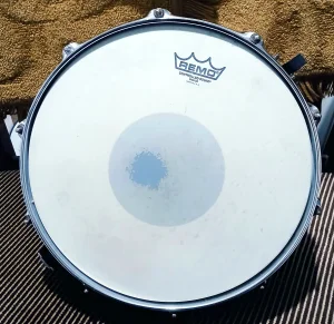 Tama metalworks limited edition engraved steel snare drum