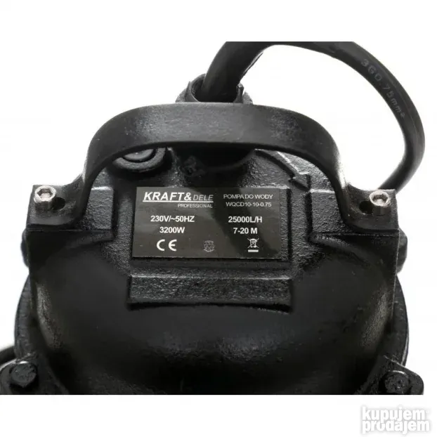 Muljna pumpa KRAFT&DELE 3200W (KD764)na lageru!