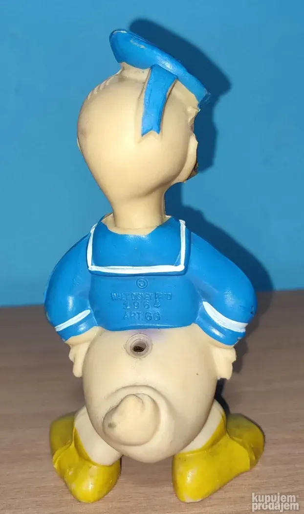 Paja patak Walt Disney ART 66 stara gumena igračka
