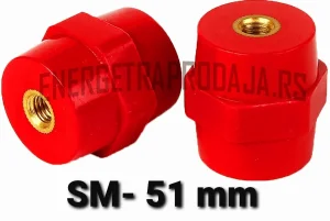 Izolator potporni SM 51mm, IZOLATORI POTPORNI,SINSKI RAZVOD