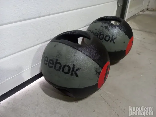 Reebok Medicine Ball Set with Grips 6 i 7 kg - Medicinka