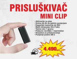 Prisluskivac Bubica Snimac Razgovora akt. na Glas 90H  2026