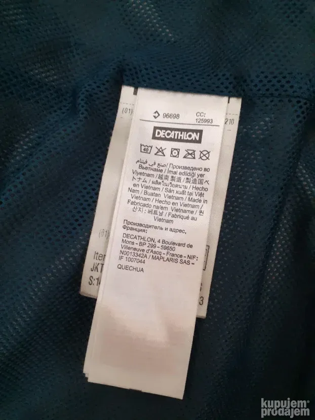 QUECHUA dečija jakna Mountain 5000mm waterproof