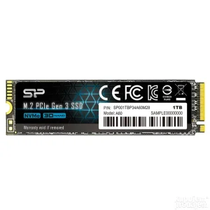 SILICON POWER 1TB A60 M.2 PCIe M.2 2280 SP001TBP34A60M28