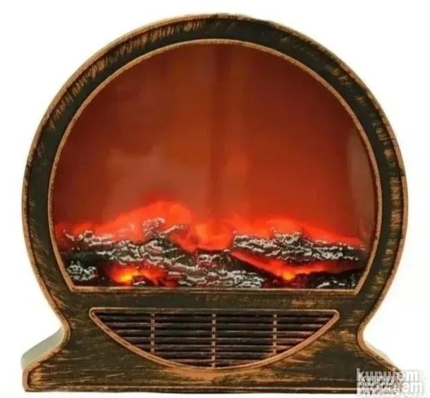 Okrugla dekorativna kamin lampa 31x30x10cm Dostupne dve boje