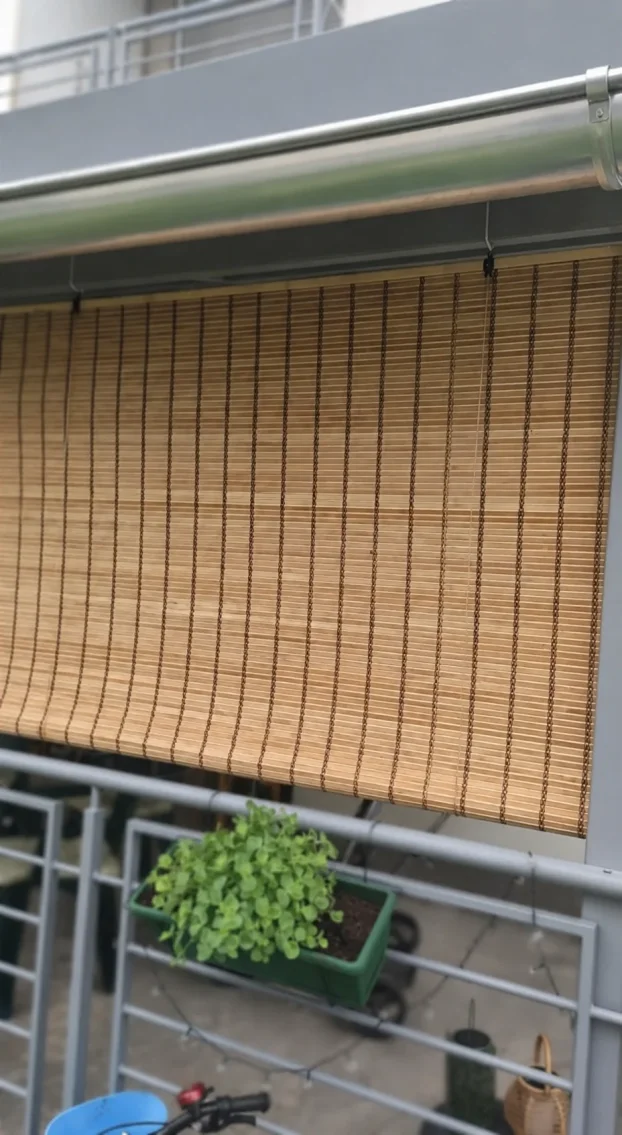 faltrollo bambus SmartWings Raffrollos aus Bambus & Holz 70% Verdunkelung Orithyia –  SmartWings DE main image 1