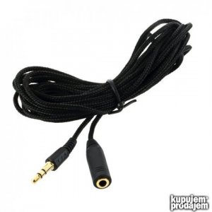 Produžni audio kabl 3.5mm stereo bananica m/ž 1m 2m 3m5m aux