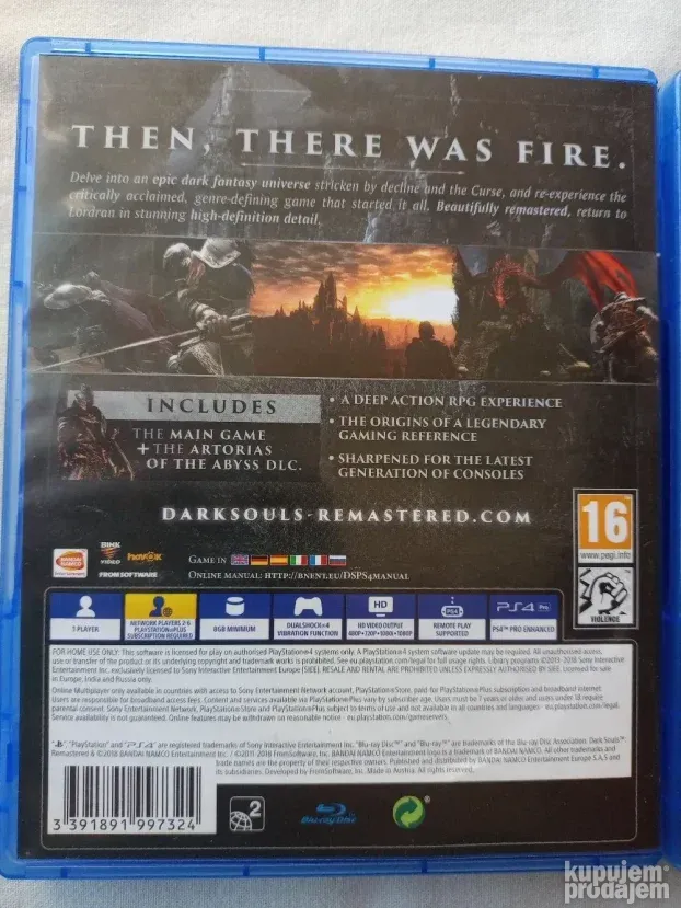 PS4 / PS5 - Dark Souls -Remastered i Dark Souls 3