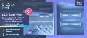 Livarno home led svetla 2 komada bele