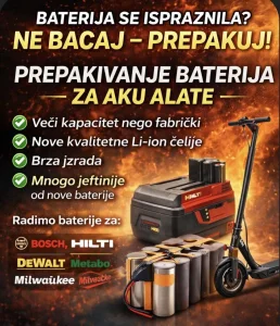 reparacija baterija