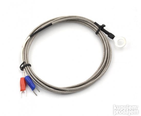 Temperaturna sonda 800C 1m K tip sa papucicom 6mm rupa