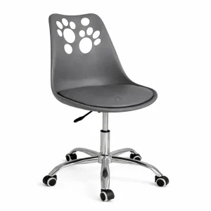 Dečija radna stolica Paw siva OC-881 - BESPLATNA DOSTAVA