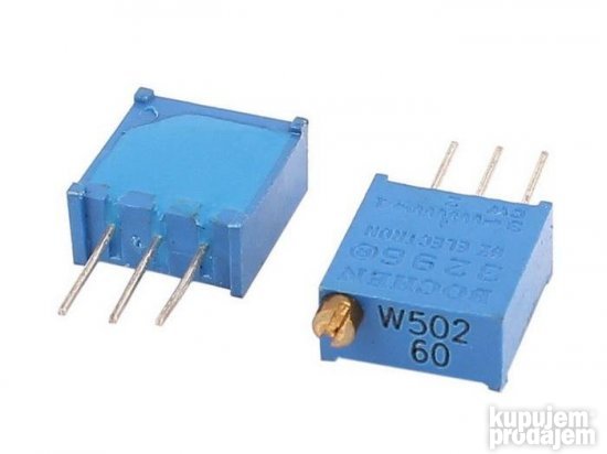Višeobrtni trimer potenciometar 100R - 3296W