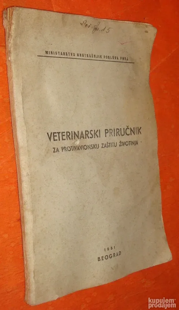 Veterinarski priručnik za protivavionsku zaštitu životinja
