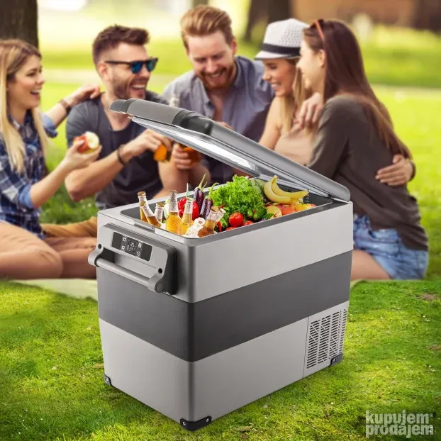 Auto frizider za kampovanje 55L -20C 12V-220V (NOVO)AKCIJA