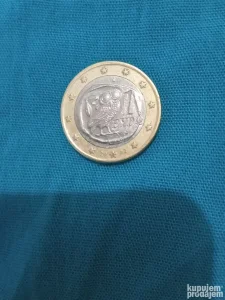 Grčka kovanica 1 evro S u zvezdi