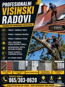 pranje i farbanje fasade i krova